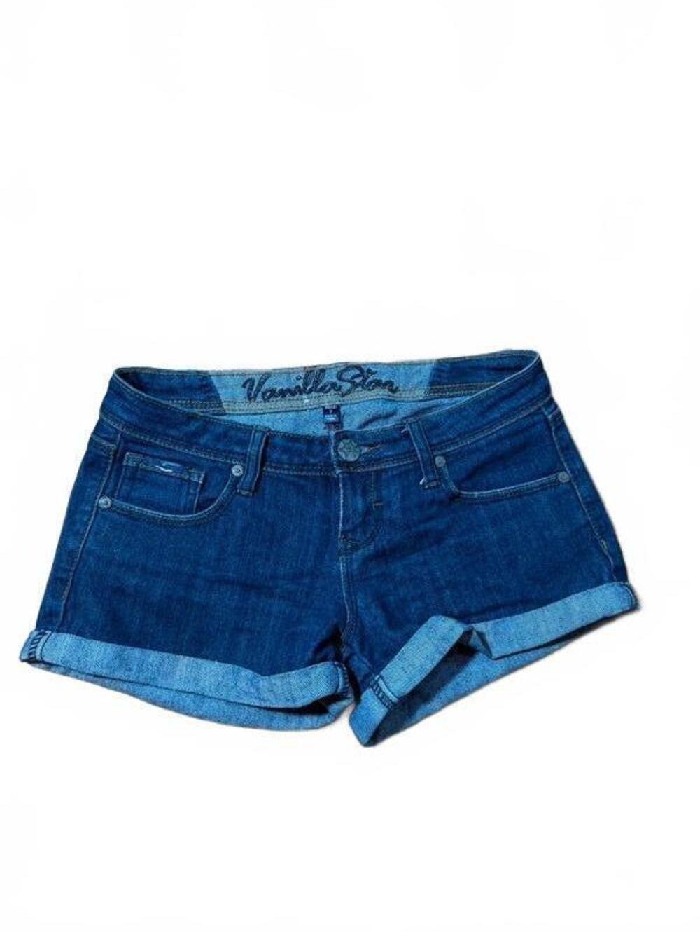 Y2K Vanilla Star Denim Mini Shorts Size 3
